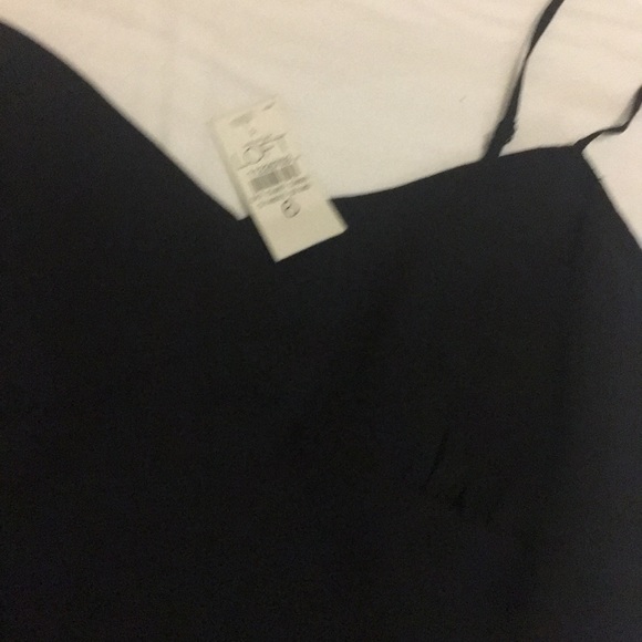 Ann Taylor Loft black spaghetti strap black dress - Picture 3 of 7